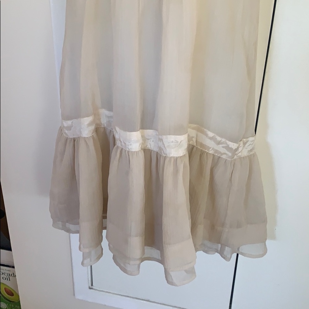 Delias cream sleeveless tank dress straight S - Picture 3 of 11